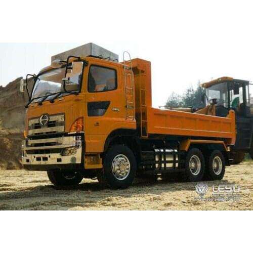 RC LESU HN 6*6 Hydraulic Dumper Truck 3Axle Motor ESC Painted DIY 1/14 TMY THZH0465-SMT2