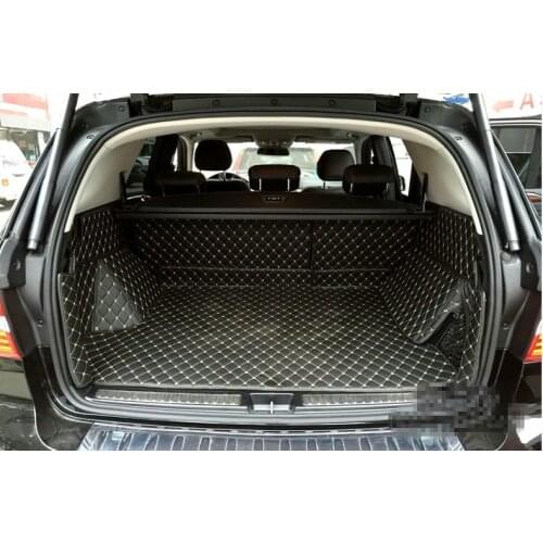 Good quality! Special trunk mats for Mercedes Benz ML W164 2011-2006 durable boot carpets cargo liner for ML 2009,Free shipping