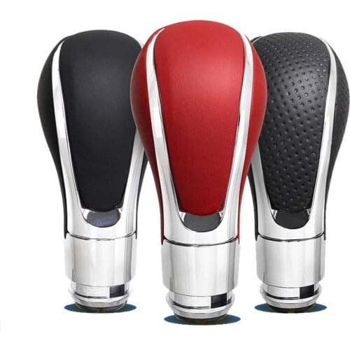 Zeroclearance Leather Gear Shift Knob For Buick Excelle GT XT Regal 2013 2014 2015 Coffee Black Red Leather Shift Knob