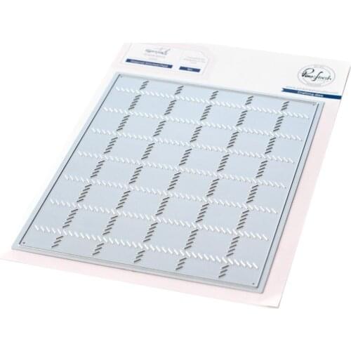 AliliArts Metal Cutting Dies diagonal stitched plaid diy Scrapbooking Photo Album Decorative Embossing PaperCard Crafts Die