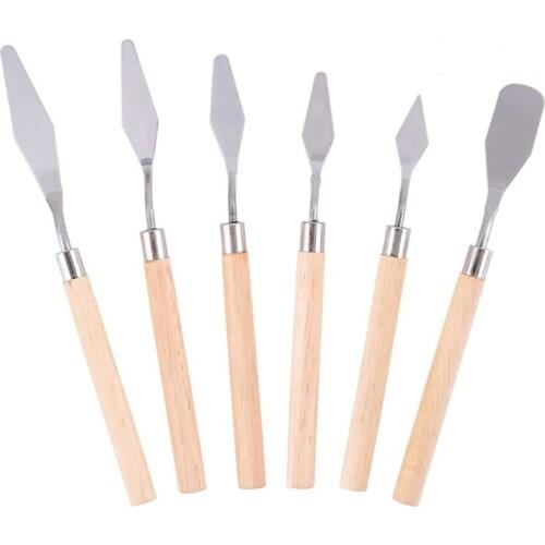 Palette Oil Mix Painter Paint Tool Scrape Scraper Knife Texture Artist Art Draw Spatula Drawer watercolor Student Pigment