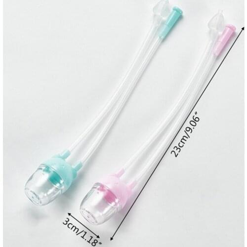 Baby Nose Cleaner Snot Nasal Suction Device Newborn Aspirator Safe Nursing Care Soft Silicone Vacuum Safety Sucker Newborn Clean