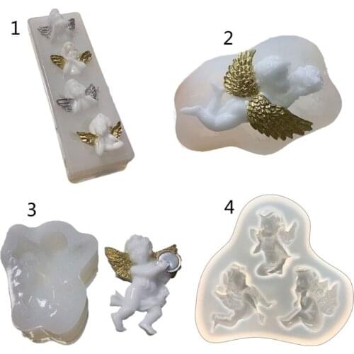 Baby Angel Wing Love Silicone Resin Mold Epoxy Resin DIY Jewelry Making Tools