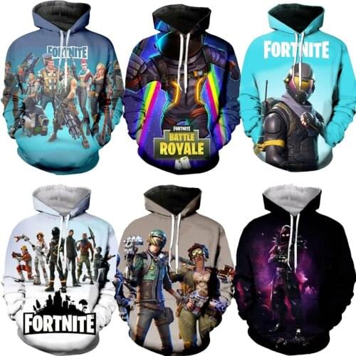 Fortnites Hoodies Sweatshirt Fortress Night 3D Digital Printing Hooded Sweater Clothes Men Anime Hoodie Battle Royale Man Hoodie