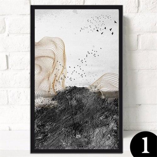 Unramed Modern abstraction canvas wall art painting home decoration living room canvas print modern painting201810-DYJB