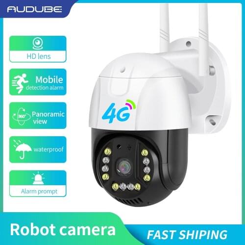 IP66 outdoor 2.8 inch ptz camera 4g security camera colorful IR night vision 3MP auto tracking PTZ 4g camera