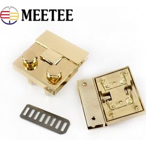 2/4pcs 27x38mm Metal Bag Snap Lock Handbag Clasps Closure Buckle DIY Purse Pushed Locks Bags Replacement Hardware Accessories