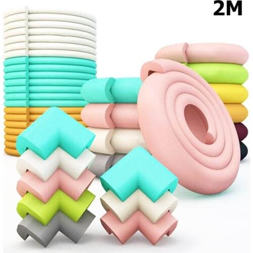 2M Baby Safety Protection Strip Home Table Desk Edge Guard Strip Corner Protector Furniture Corners Foam Protection Cheap Goods