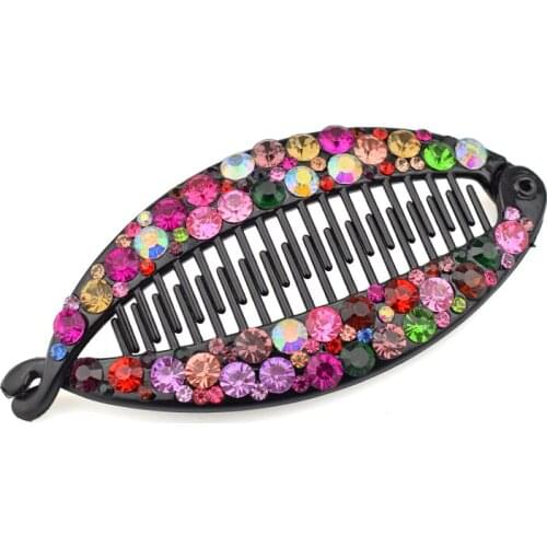 Fish Shape Rhinestone Barrette Hair Clips for Women Accessories New Fashion Girls Hairpin Hairclip Comb Femme Headwear Gifts