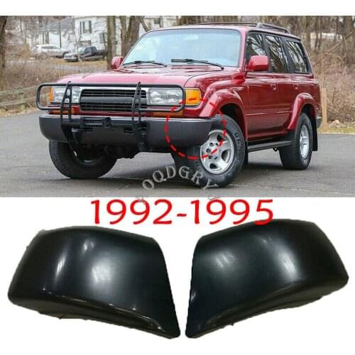 1pcs 1992-1995 For Toyota Land Cruiser 80 Front Bumper Protection Corner Cover Car modification Auto parts