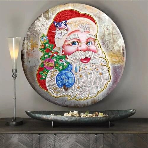 5D Diamond Painting Santa Claus DIY Full Drill Special Shape Embroidery Mosaic Cross Stitch Kit Needlework Craft Home Decoration