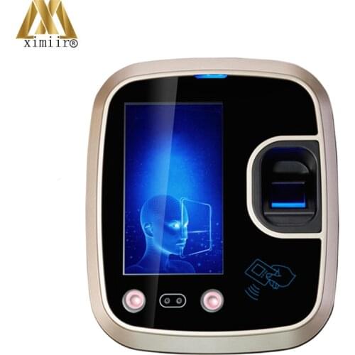 Biometric Face Access Control Fingerprint Time Attendance F810 With 4.3inch Touch Screen Door Controller With 125Khz RFID Card