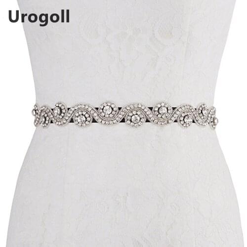 Noble Belts For Women Accessories Crystal Rhinestone Marriage Bridal Belts Sash Wedding Belt Headband Accessories For Lady Dress