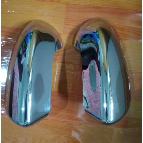 For Nissan Qashqai J10 2010 2011 2012 2013 2PCS ABS Chrome Rearview Side Door Mirrors Cover Trim Car styling