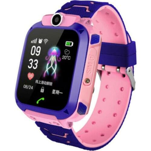 Kids Children Smart Watch Touch Screen Remote Camera SOS Call Anti-Lost Tracker Wrist 2G Network Sixth Generation Phone Watch