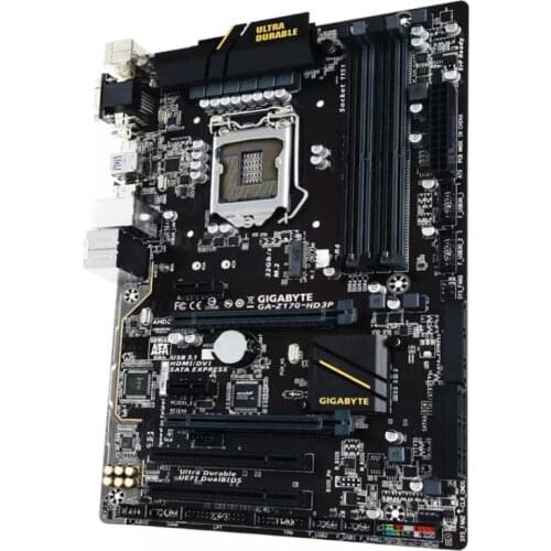 For Gigabyte GA-Z170-HD3P Z170-HD3P Original New Desktop Motherboard Z170 LGA 1151 DDR4 64G USB3.1 SATAS3 ATX