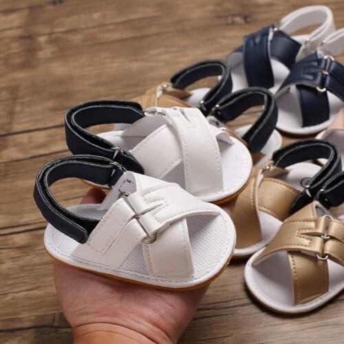 Summer Baby Boys Breathable Anti-Slip Shoes Toddler Soft Soled First Walkers 0-18M