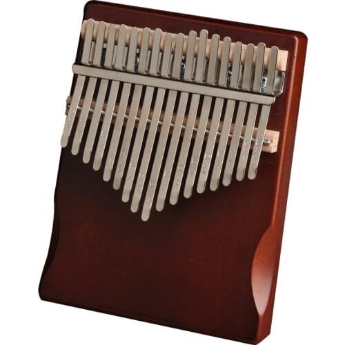 Pine Wood Thumb Piano Mbira 17 Keys Multi-functional Practical Durable Convenient Kalimba with Tuning Tool Sticker Sheet Music
