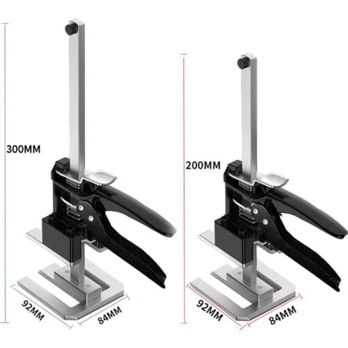 188/288mm Stainless Steel Handheld Clamp Tools Labor Saving Arm Lifting Tool For Door Use Board Lifter Cabinet Plaster Sheet