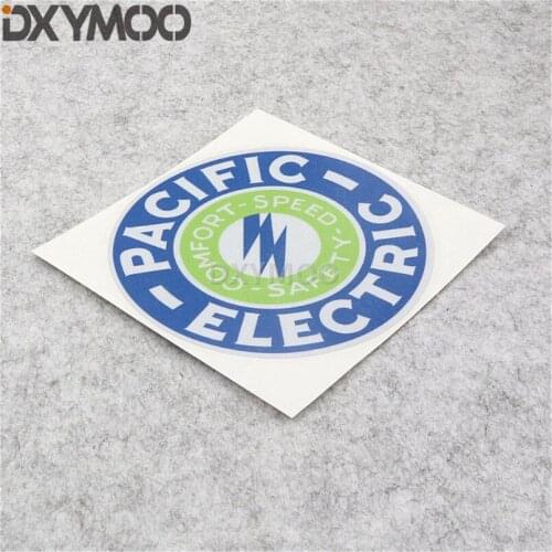 Car Styling Vinyl Decal Sticker for New Energy Vehicle Charging Port Tram Culture Pacific Power