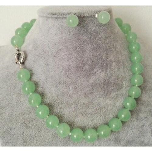 Jewelry 8mm Red jade Round Beads Necklace Earrings sets >> - watch wholesale Quartz stone CZ crys