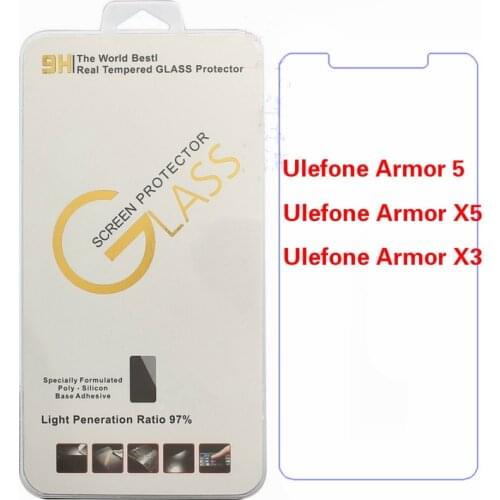 For Ulefone Armor X3 X5 Armor5 Armor 5 Tempered Glass For Ulefone Armor X5 ArmorX3 2.5D 9H Screen Protector For Ulefone Armor X3