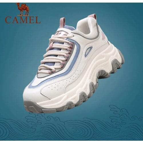 CAMEL Flats Platform Casual Shoes for Women White Balck Platform Sneakers 2021Fashion Spring Winter Warm Women Shoes New