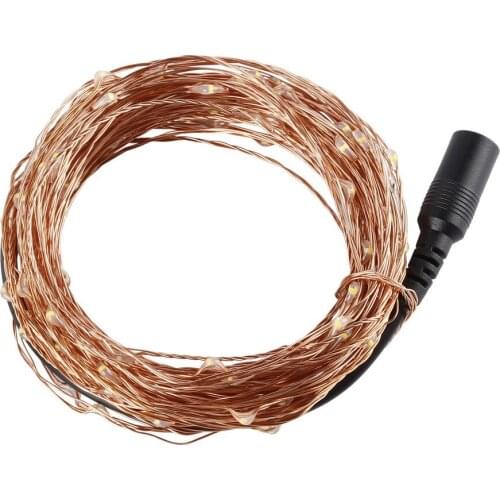 120 LED 12m LED Light String DC Plug Application in Christmas Decoration Company Crafts Gifts Garden Decoration