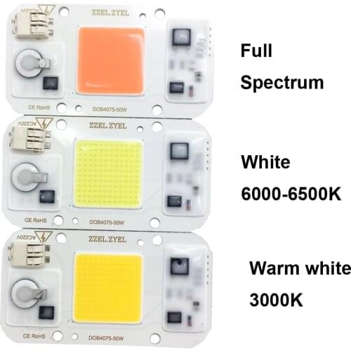 7540 20w/30w/50w AC220V driverless DOB cob led Plant cob led light for the spotlight and floodlights