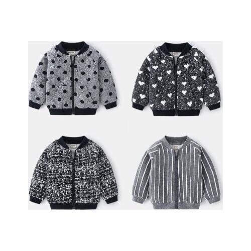 Baby Boys Long-sleeved Baseball Jacket Boys Cotton O-neck Long Sleeve Jacket 2021 Spring Autumn Toddler Casual Jacket Coats