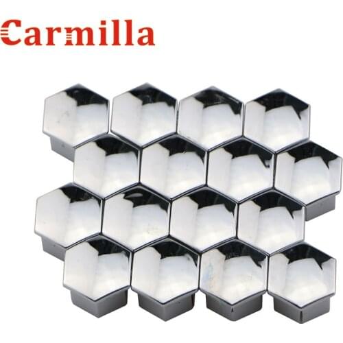 Carmilla 16 Pieces Car Wheel Hub Screw Cap Dedicated Screw Cover for Peugeot 207 208 3008 301 307 308 2008 408 508 207 407 4008