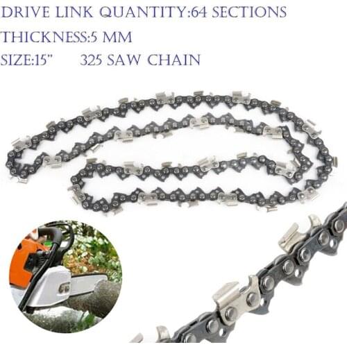 15'' 64 Section Drive Links 325 Pitch Saw Chains Genuine For Husqvarna Chainsaw Chainsaw Parts And Accessories High Quality