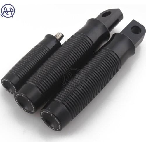 1set Black Aluminum Custom Footrest FootPeg+ Shifter For Harley SportsterXL883 1200 48 72 Dyna Fat Boy Softail SuperLow XL883L