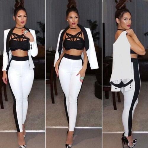 Business Women Pant Suits 2 Piece Sets Blazer Pants Office Lady Jacket Female Outfits custom made women suits