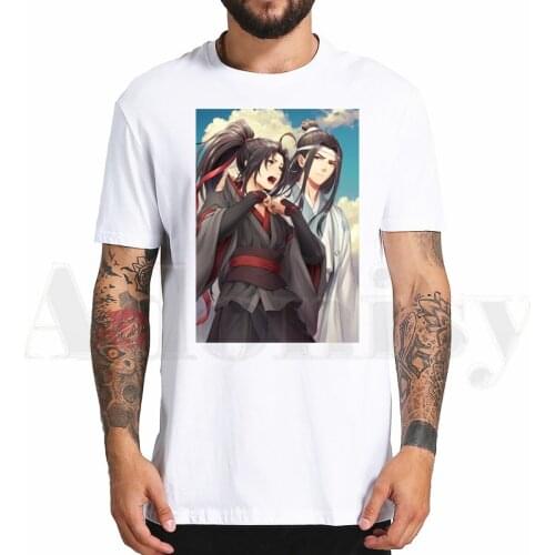 Anime Mo Dao Zu Shi Wei WuXian Lan Wangji Harajuku Tshirt Hip Hop Girl Print Top Tees Harajuku Tshirts Fashion Summer T-shirt