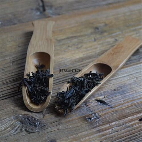 100pcs Natural Bamboo Tea Scoop High Quality Tea Leaves Chooser Holder Spoon for Tea Honey Sauce Suger Coffee Delica Retro Style