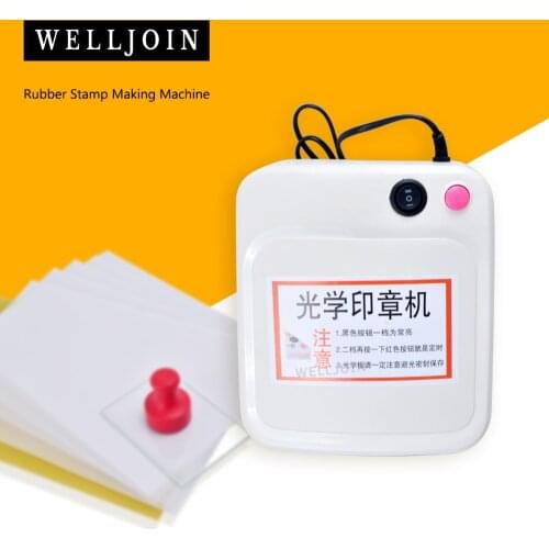 Rubber Stamp Making Machine DIY Photopolymer Plate Exposure Unit Stamp Maker Craft Kit