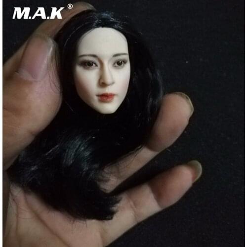 1/6 Scale Asia Beautiful Female Head Sculpt Ghost Story Wang Zuxian Head Carving Model Toys for 12 inches Pale PH Figure Body