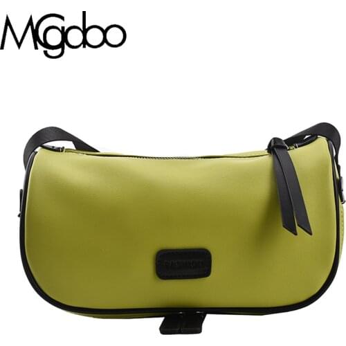 MGCDOO Multi Zippers Women Shoulder Bags High Quality Bags Trendy Candy Color Cross Body Bags Small Lady Bags