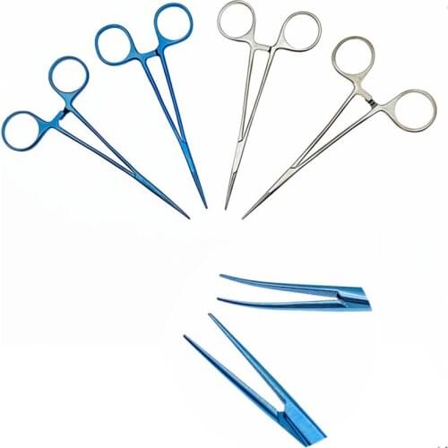 Microvascular Hemostatic Clamp Forceps Surgical Forceps Hemostat Locking Clamps Forceps Fishing Pliers