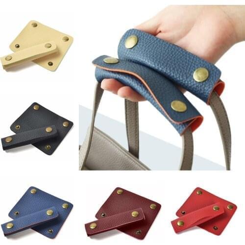 Soft Luggage Handle Wrap Anti-Leaf Shoulder Strap Pad Protection Strap For Bags Leather Wide Bag Strap Traveler Accessories