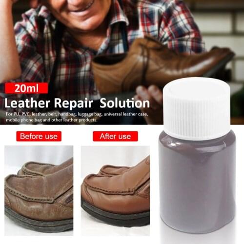 20ML Car Seat Leather Repair Kit Universal Skin Refurbish Tool Cleaner Tool Sofa Coats Holes Cracks Restoration Essence Kit