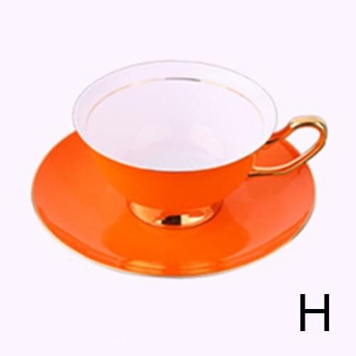 Gold Afternoon Tea Cup Saucer Set Coffee Cup Tea pot Set Tea Tray Bridesmaid Gift