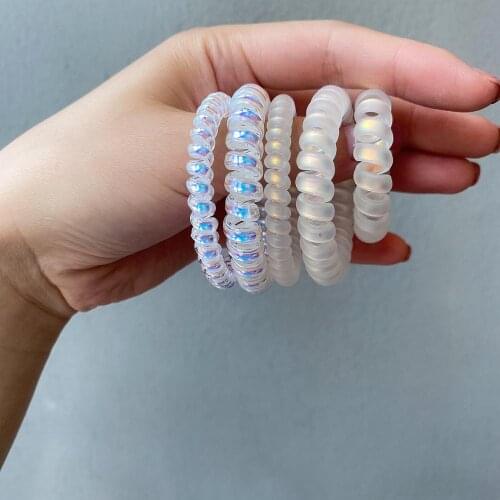 New 3Pcs/Lot Heart Scrunchies For Women Girls Lovely Sweet Hair Ties Elastic Hair Girl Women Hair Accessorie Set