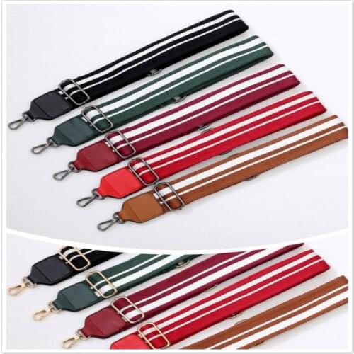 New Colour Shoulder Strap Cotton Strap Bag Accessories Adjustable Shoulder Messenger Bag Color Bag Strap Long Strap