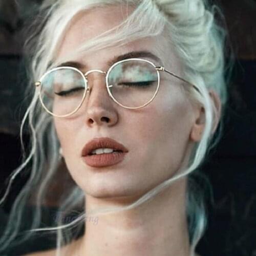Frame Optical Glasses Women Anti Blue Eyewear For Men Computer Spectacles Fashion Vintage Oculos Feminine Gaming Eyeglasses