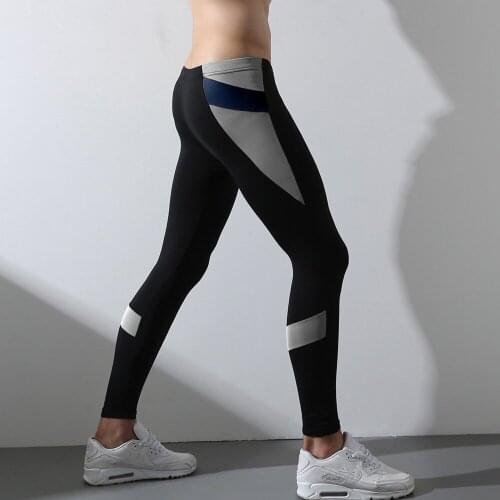 Autumn Winter Men Sweatpants Thin Fleece Elastic Legging Tight Running Jogging Fitness Gym Training Athletic Trousers Sportswear