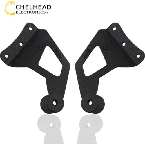 LED Light Bar Upper Windshield Roof Bracket Mount For Chevrolet Chevy Silverado GMC Sierra Mounting Holder