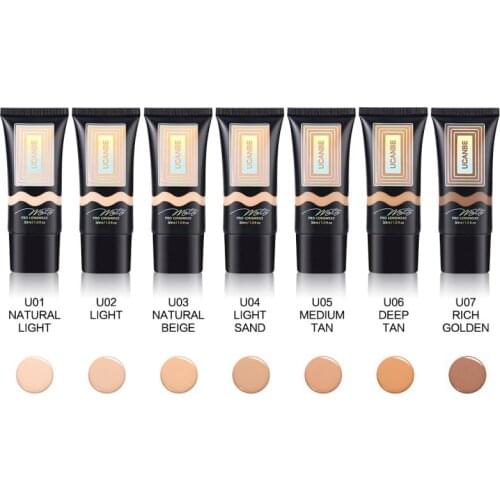 Ucanbe Matte Liquid Foundation Oil Control Waterproof Concealer Isolation Lasting Brightening Complexion Liquid Foundation TSLM2