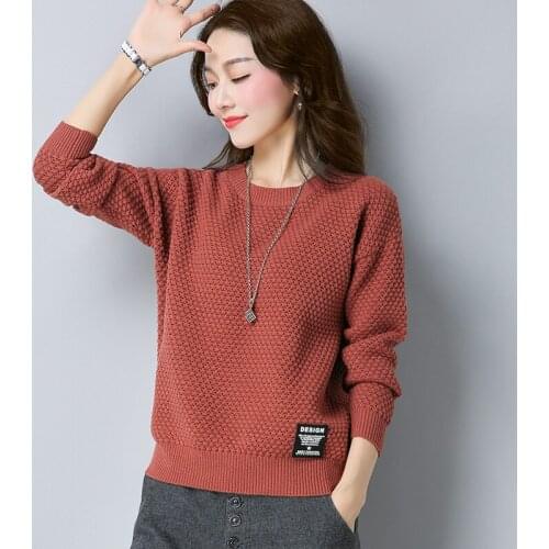 Oversized Pullover Sweater Women 2021 Autumn Winter Korean Fashion O-neck Knit Jumper Female Plus Size Yellow Knitwear Clothes